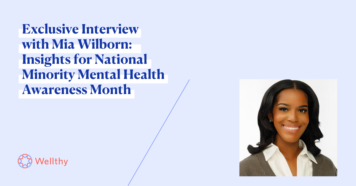 Graphic with purple background with title: 